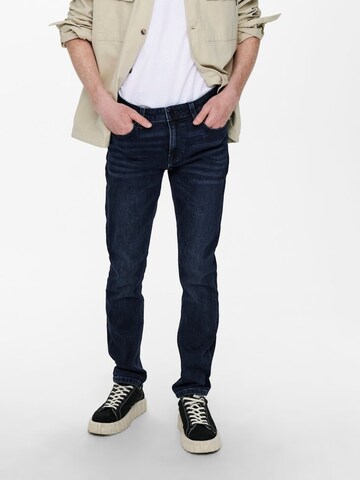 Only & Sons Baggy Jeans 'loom' in Blue