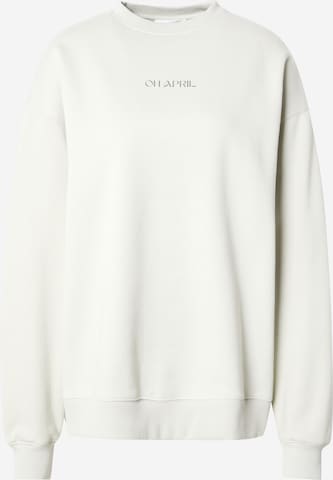 OH APRILSweater majica - zelena boja: prednji dio