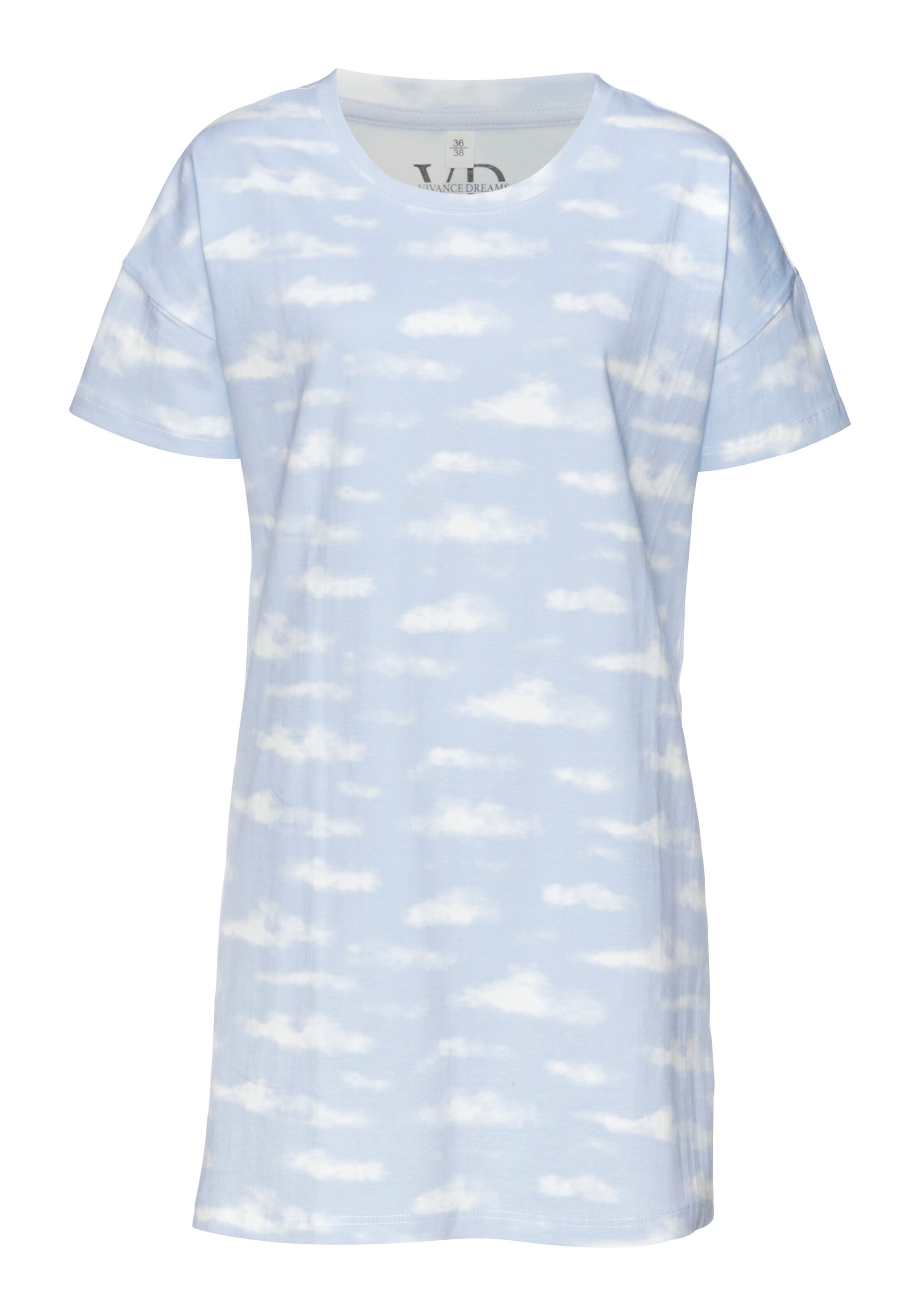 VIVANCE - Camiseta de noche en azul
