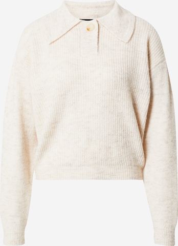 PIECES Sweater 'Noa' in Beige: front