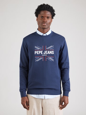Pepe Jeans Sweatshirt in Blue: front