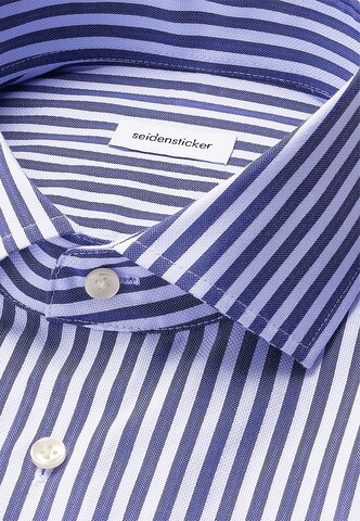 Coupe regular Chemise business SEIDENSTICKER en bleu