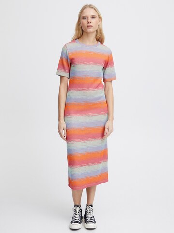 ICHI Knit dress 'ODELA' in Orange