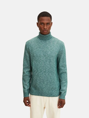 TOM TAILOR Sweater in Green: front