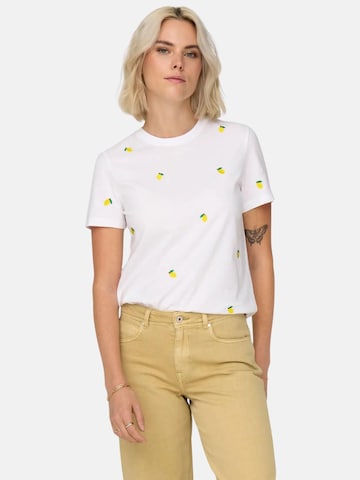 ONLY Shirt 'ONLKETTY' in White: front