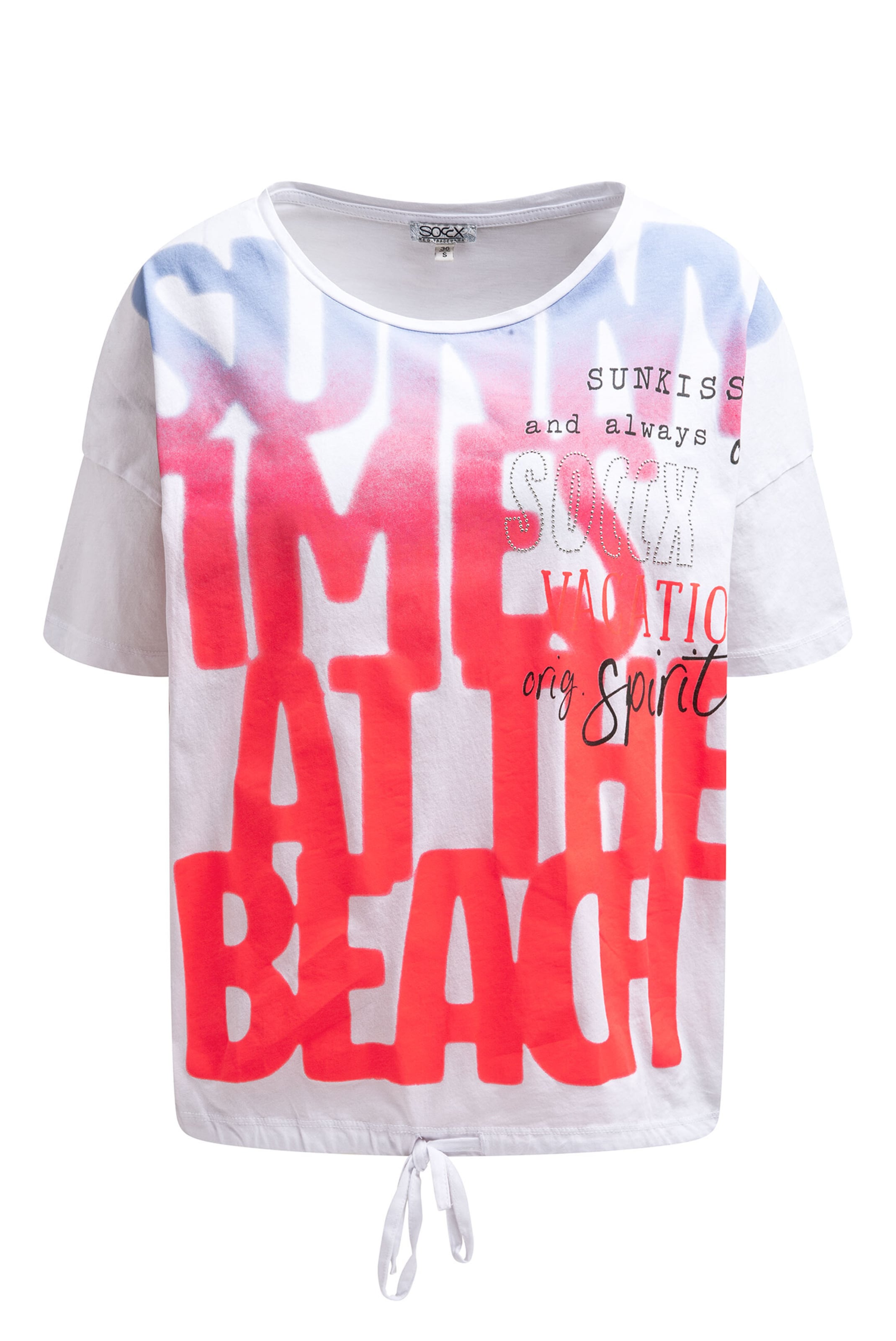 Soccx T-Shirt in Weiß: Vorderseite
