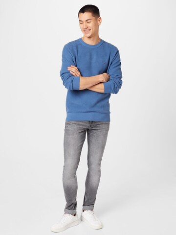 TOMMY HILFIGER Pullover in Blau