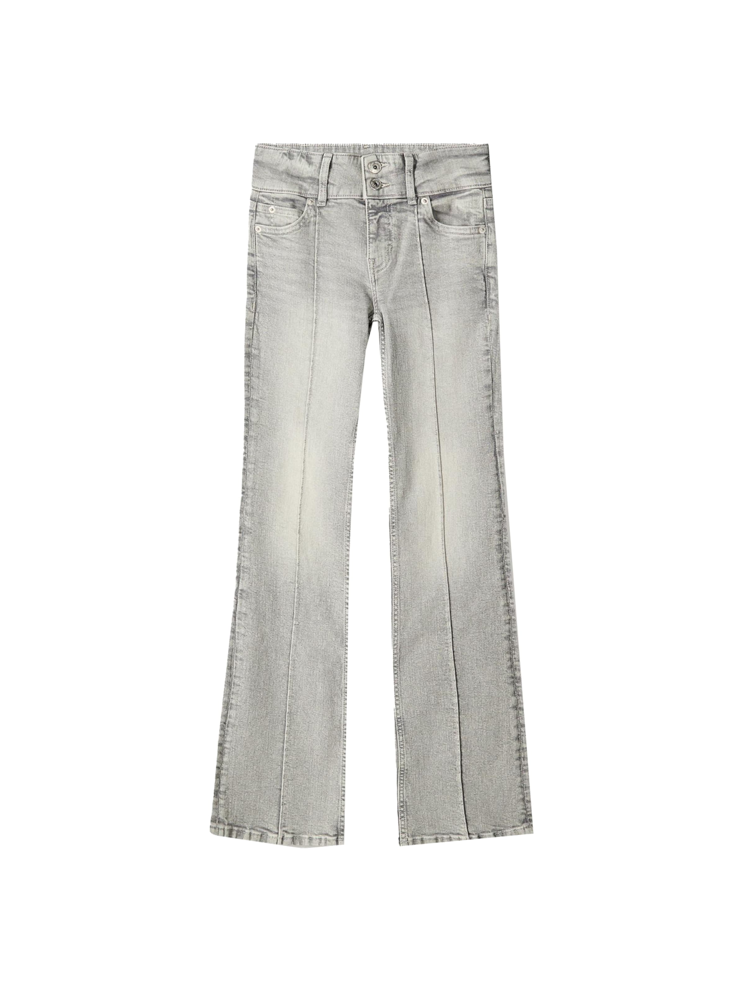 Bootcut Jeans di Bershka in grigio: frontale