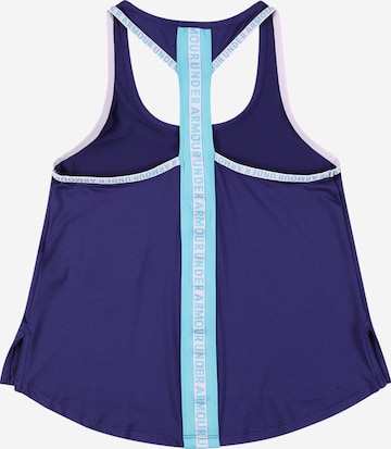 UNDER ARMOUR - Top desportivo 'Knockout' em azul