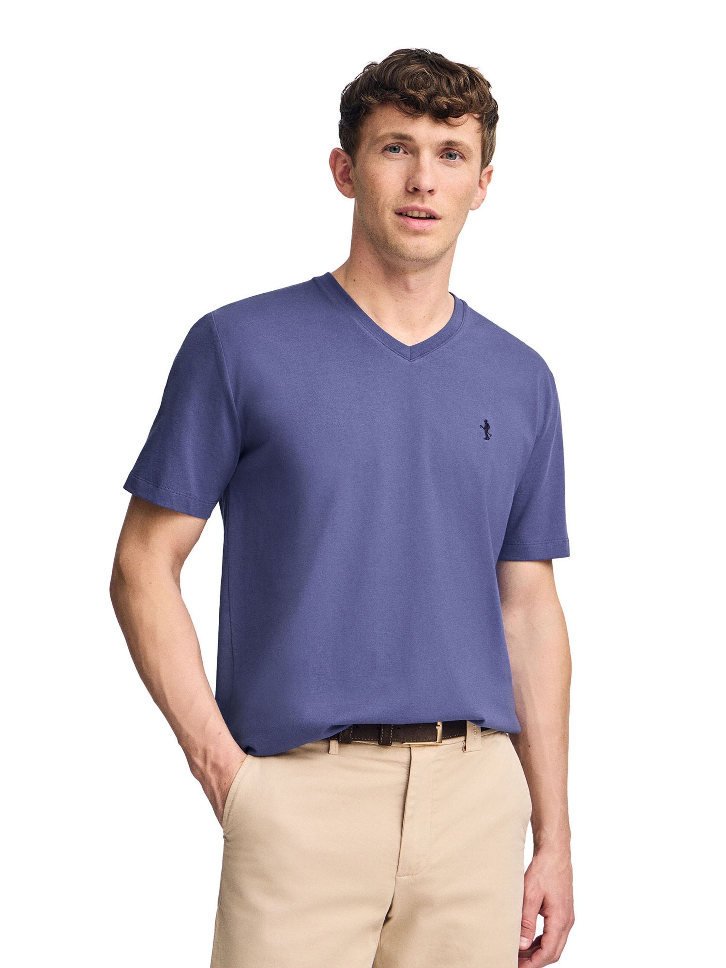 Polo Club Shirt in Purple: front