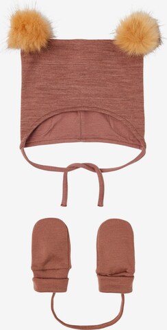 NAME IT Beanie 'WUPPO' in Brown: front