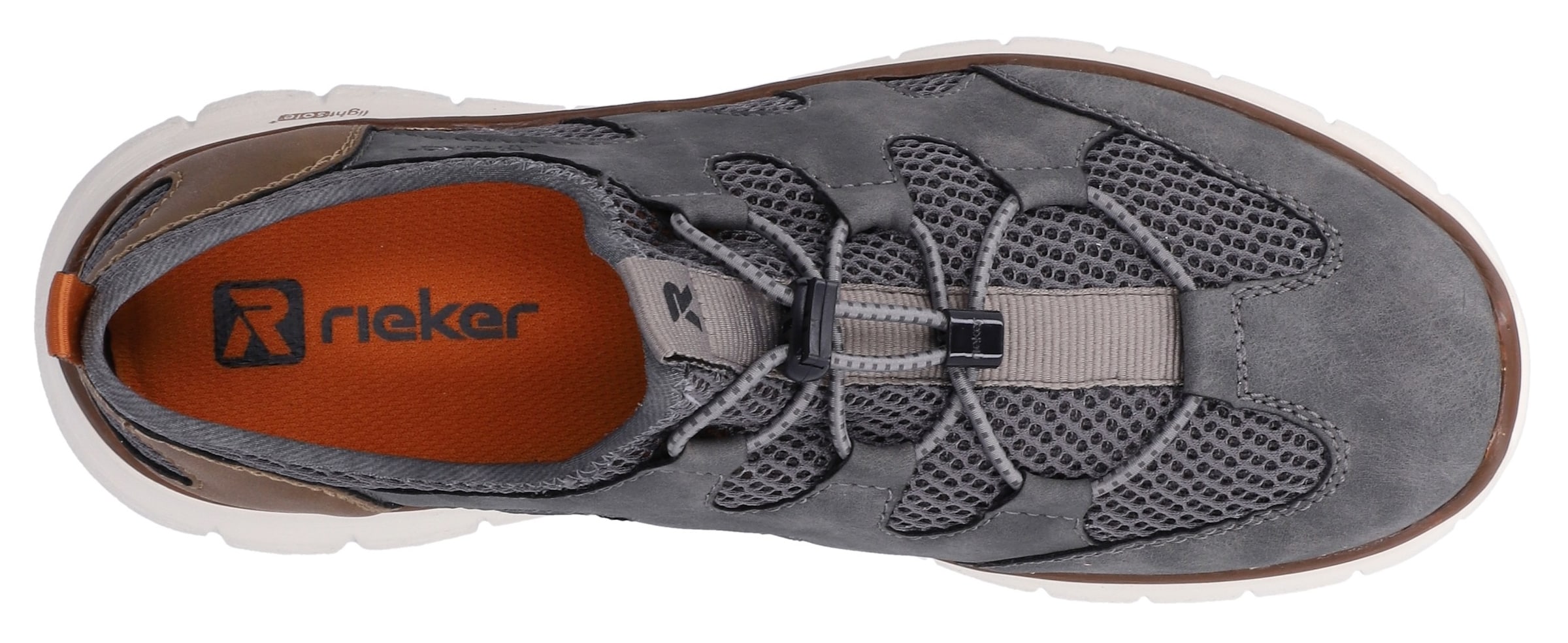 Rieker Slip-Ons in Grey