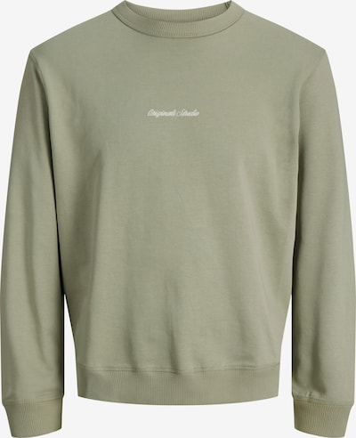 JACK & JONES Sweat-shirt 'JORNorrebro' en S en vert pastel / blanc, Vue avec produit