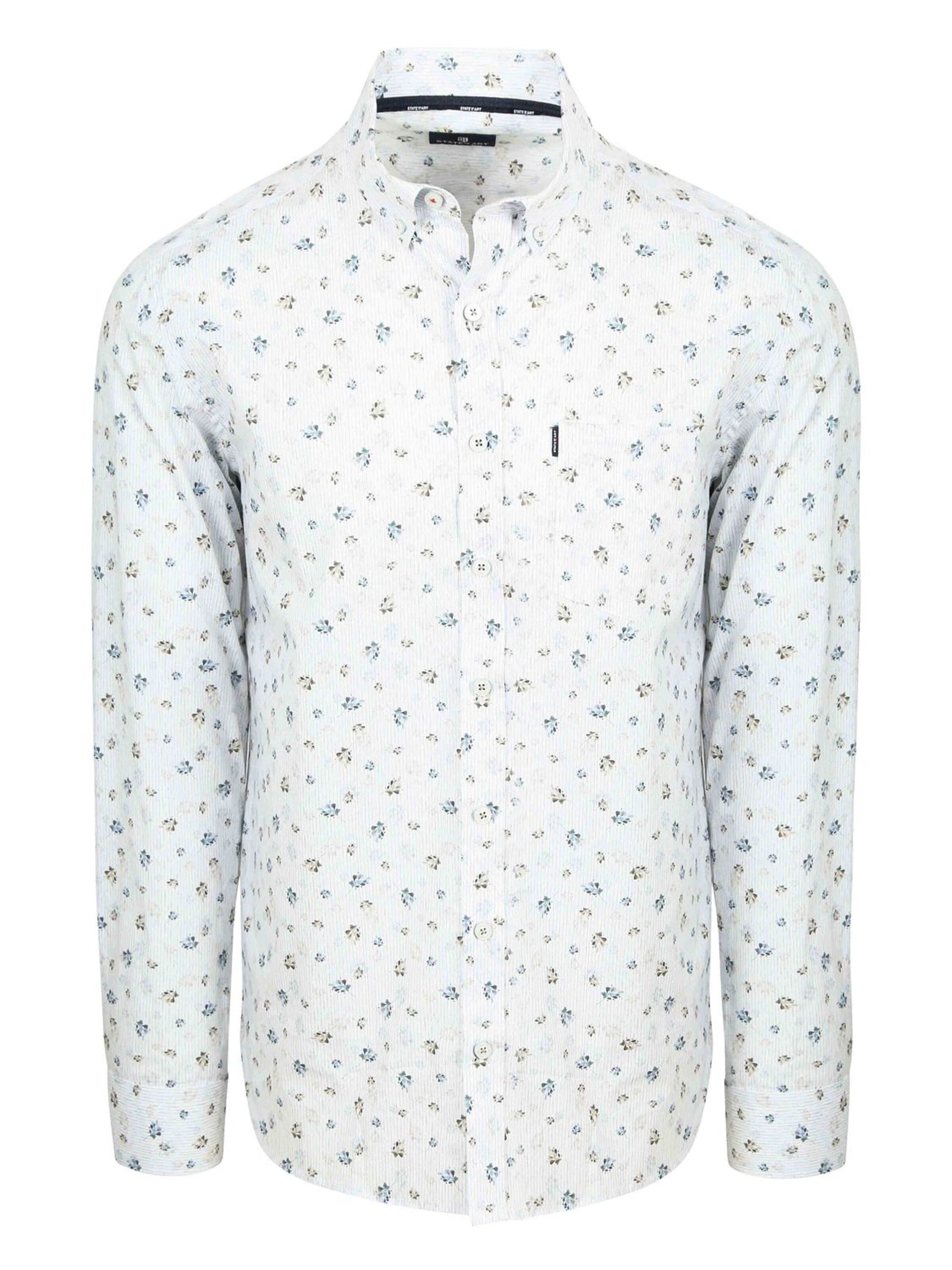 State of Art Regular Fit Hemd‌‌ in Weiß: Vorderseite