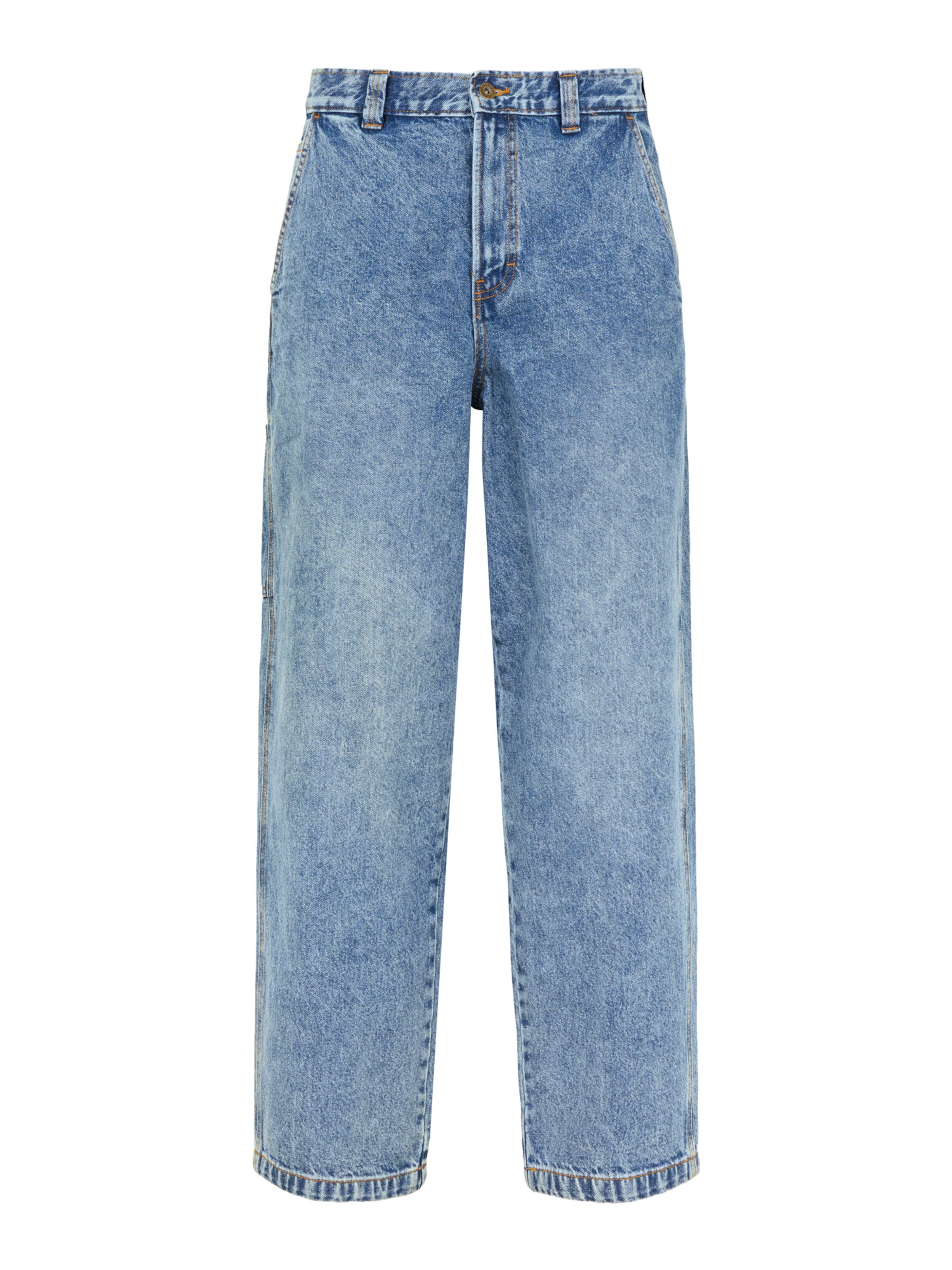 DICKIES Loosefit Džíny s kapsami 'Madisoon' – modrá: přední strana