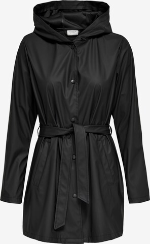 JDY Between-Seasons Coat 'SHELBY' in Black: front