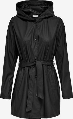 JDY Between-Seasons Coat 'SHELBY' in Black: front