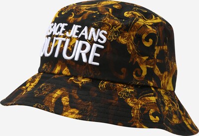 Versace Jeans Couture Sombrero en marrón oscuro / amarillo / negro / offwhite, Vista del producto