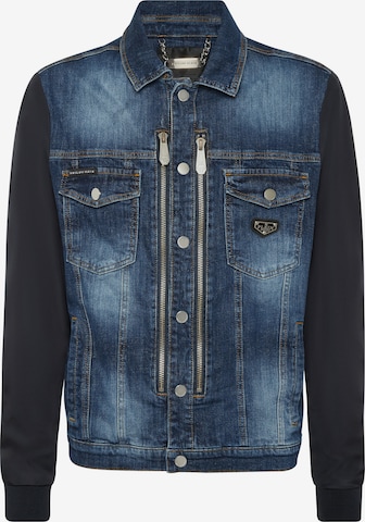 Giacca di mezza stagione 'College' di Philipp Plein in blu: frontale