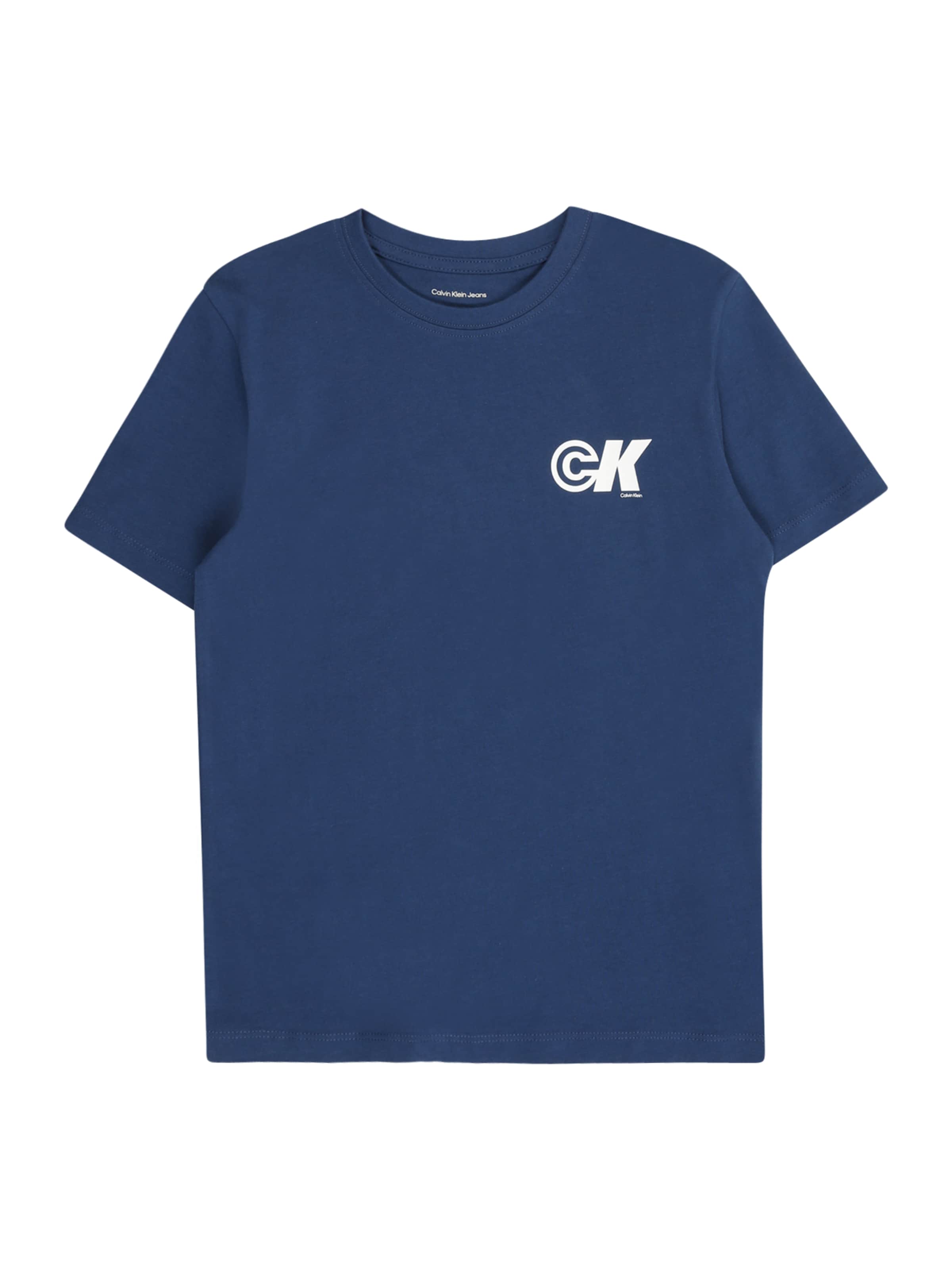 Calvin Klein Jeans Μπλουζάκι 'Seasonal' σε μπλε: μπροστά