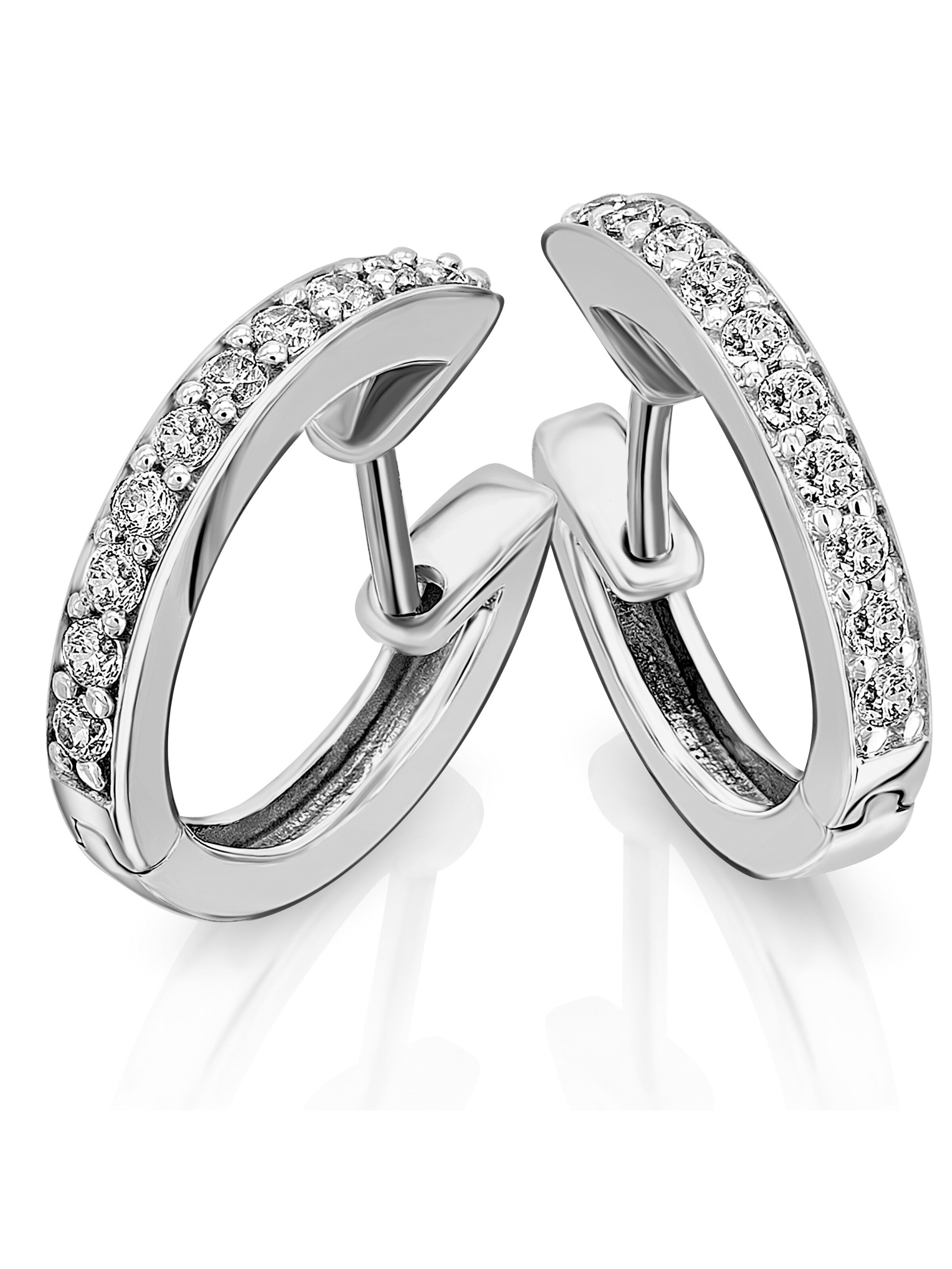 ONE ELEMENT Earrings in Silver: front