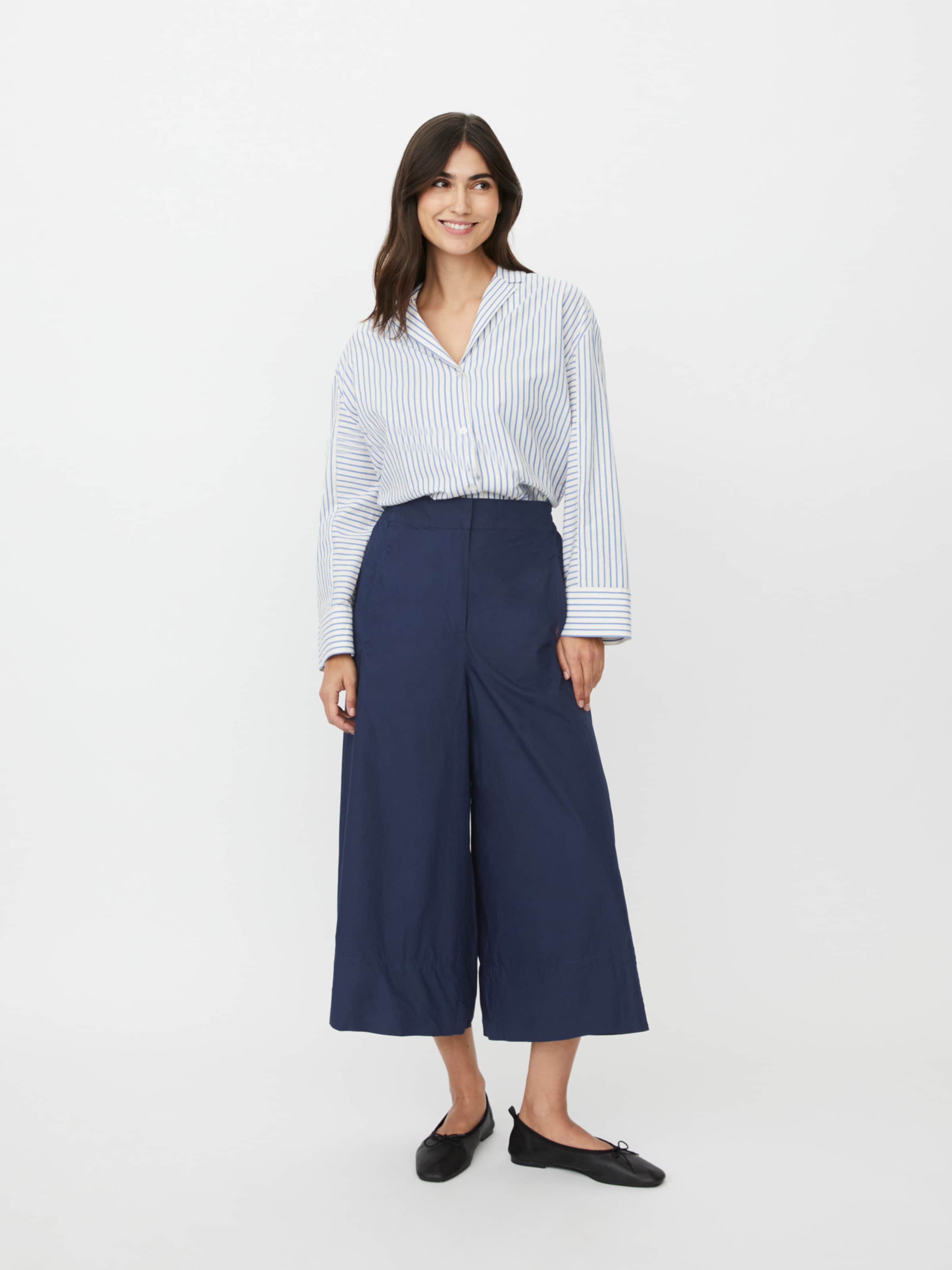 Wide Leg Pantalon 'MaPortia' Masai en bleu : devant