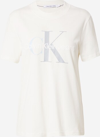 Calvin Klein Jeans T-Shirt in Weiß: predná strana