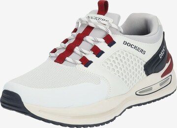 Sneaker bassa di Dockers by Gerli in bianco: frontale