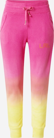 Lauren Ralph Lauren - Tapered Calças 'BARRIC' em rosa: frente