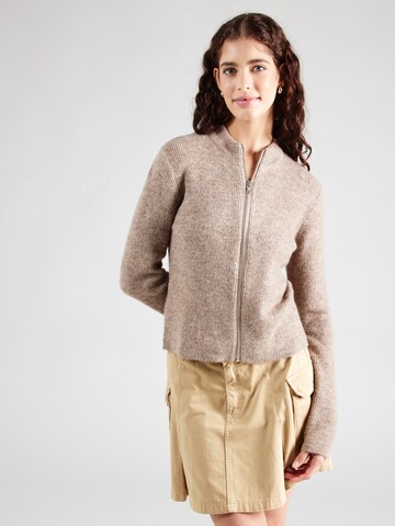 modström Knit cardigan 'Tree' in Beige: front
