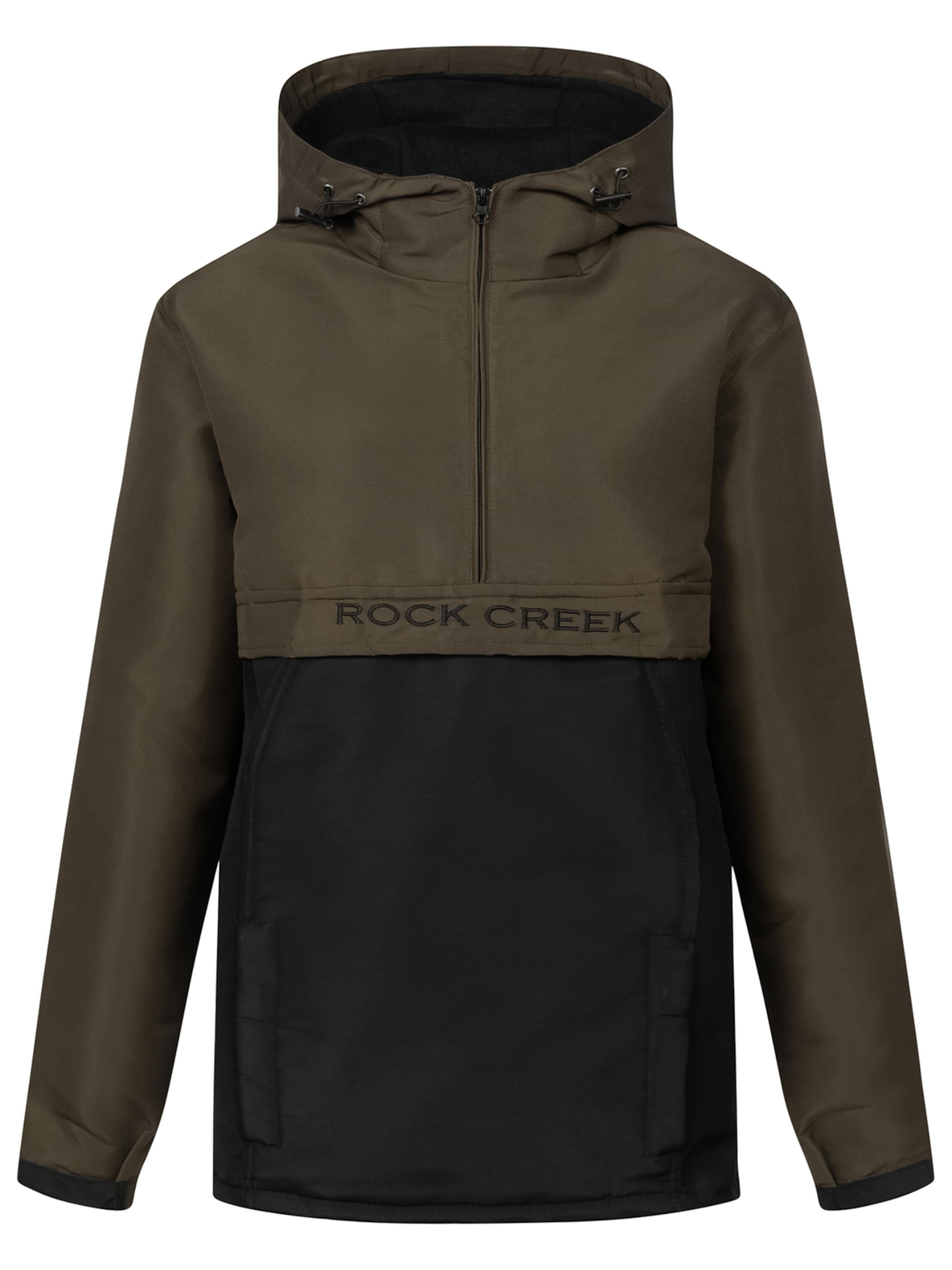 Rock Creek Jacke in khaki / schwarz, Produktansicht