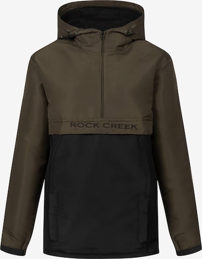 Rock Creek Jacke in XS in khaki / schwarz, Produktansicht