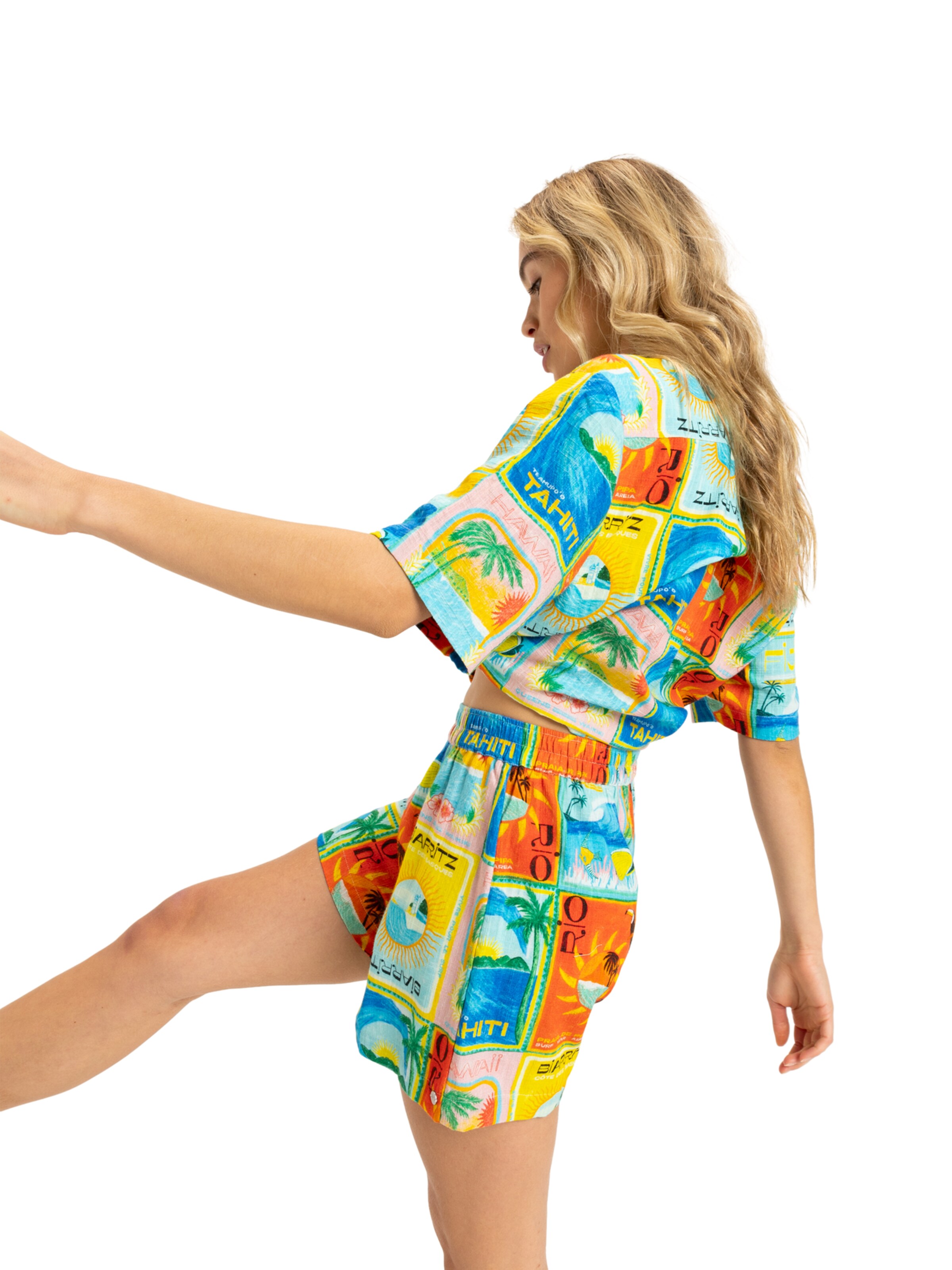 Loosefit Pantalon 'Atlas' ROXY en mélange de couleurs