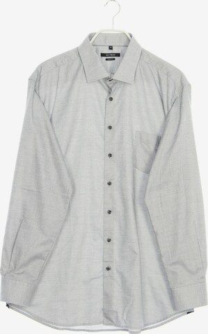 Navyboot Button Up Shirt in XXL in Grey: front