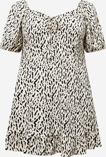 Dorothy Perkins Curve Dress in Cream / Black, Item view