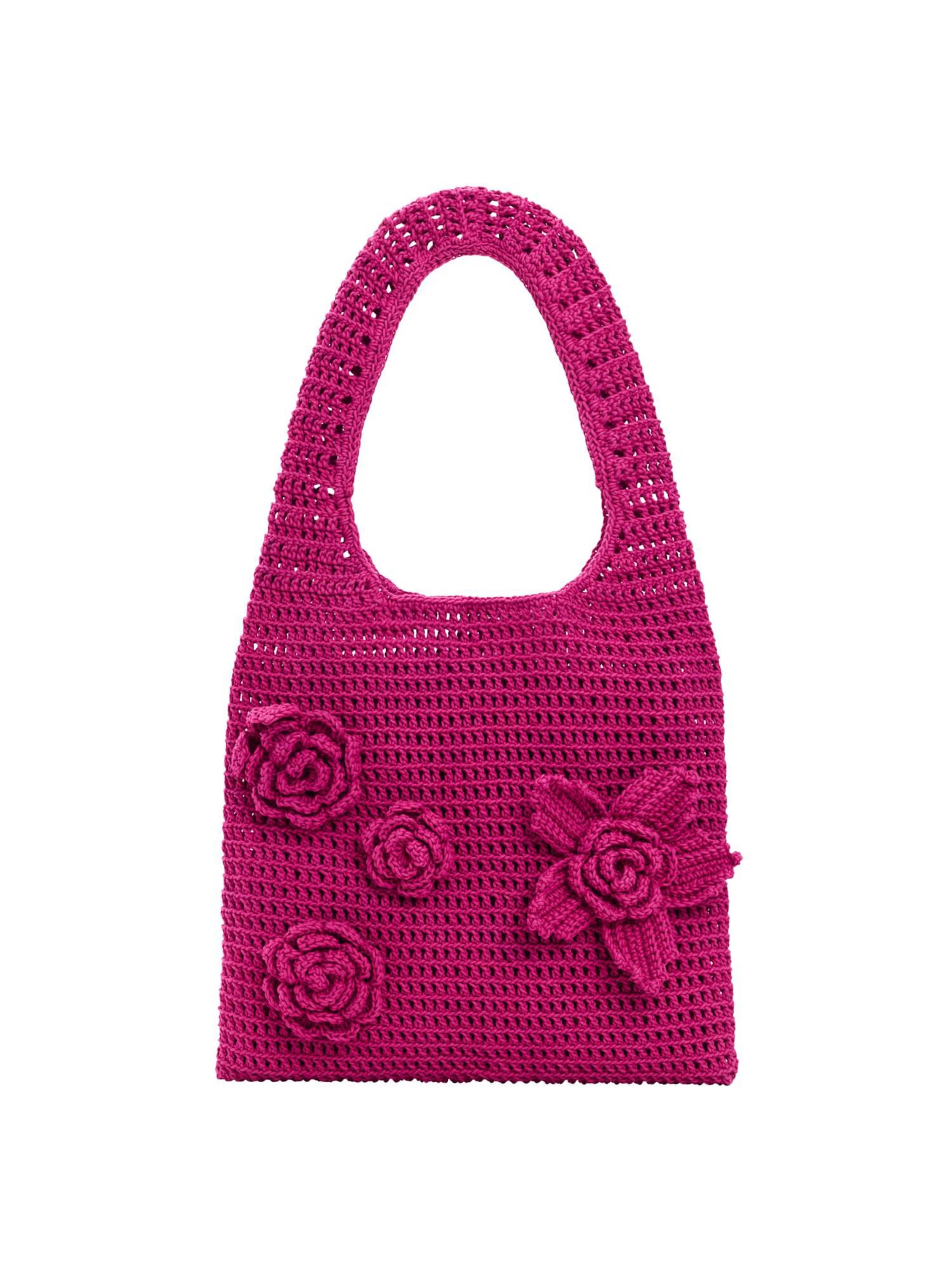 Desigual Õlakott 'Crochet', värv punane: eest vaates