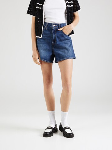 mėlyna LEVI'S ® Laisvas Džinsai 'High Waisted Mom Short': priekis