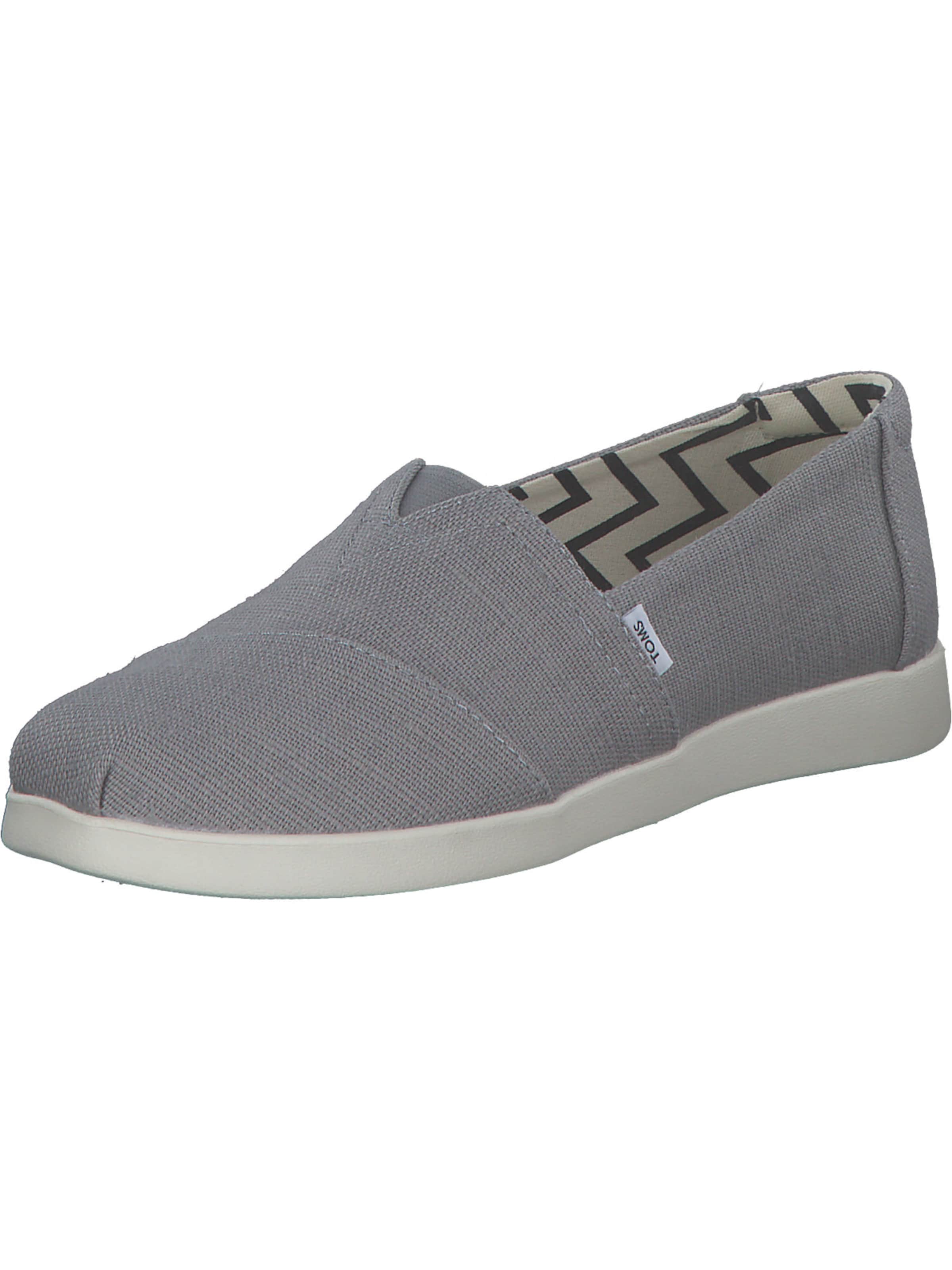 TOMS Instappers &#x27;Alpargata&#x27; in Grijs: voorkant