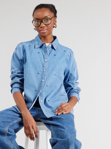 Camicia da donna 'Ma44rti' di Hailys in blu: frontale