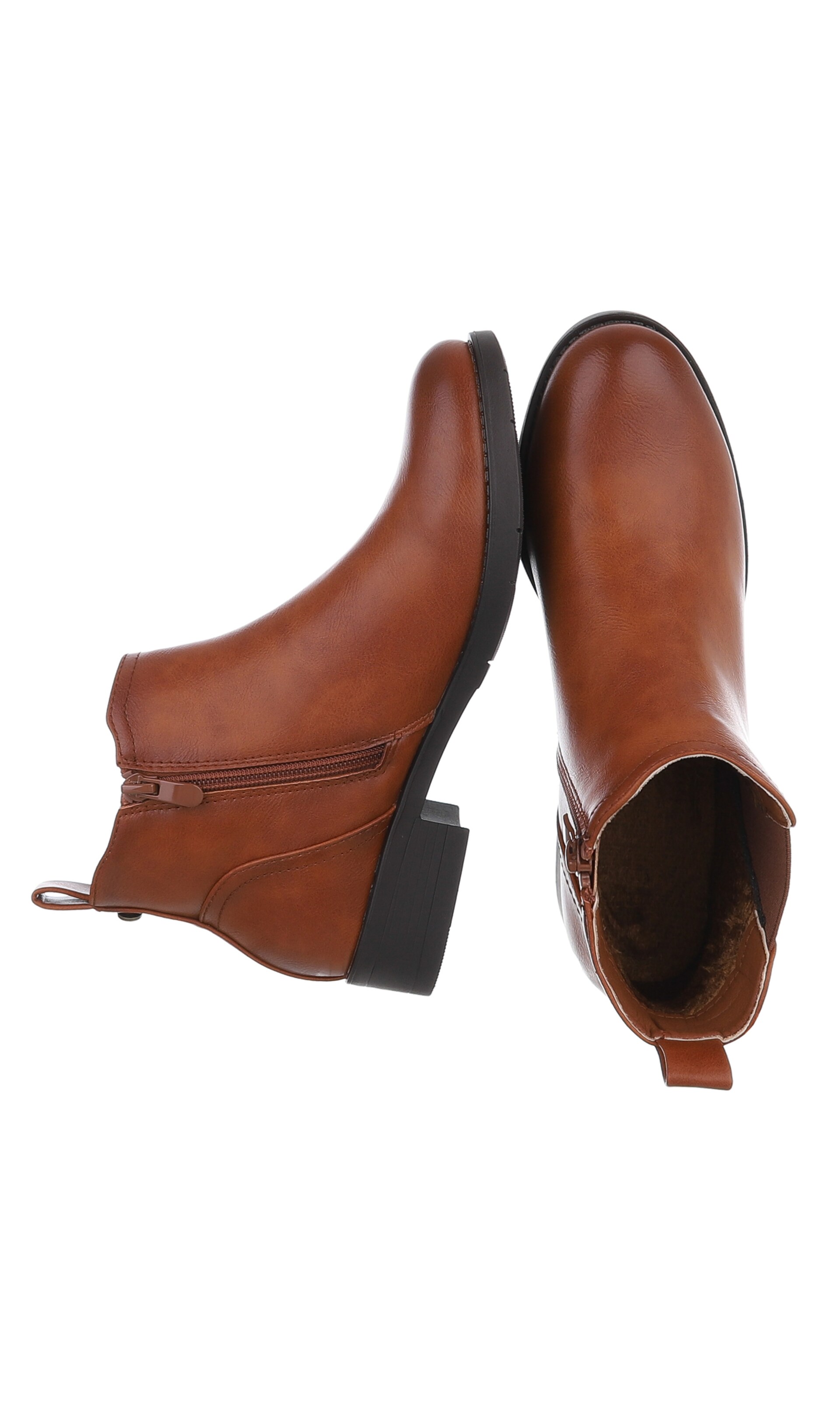 Ital-Design Ankle Boots in Beige