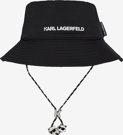 Karl Lagerfeld Klobouk 'Ikon' - černá / bílá, Produkt