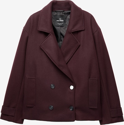 Pull&Bear Prechodný kabát - vínovo červená, Produkt