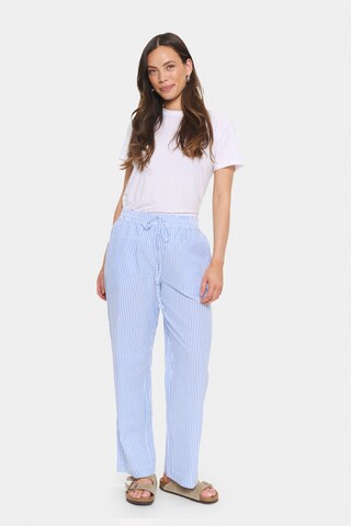 SAINT TROPEZ Loosefit Broek 'Miko' in Blauw