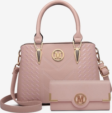 Miss Lulu Shoulder Bag in Pink: front