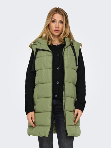 Gilet 'Clair' ONLY en vert : devant