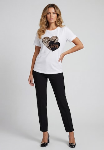 usha BLACK LABEL T-Shirt in Weiß