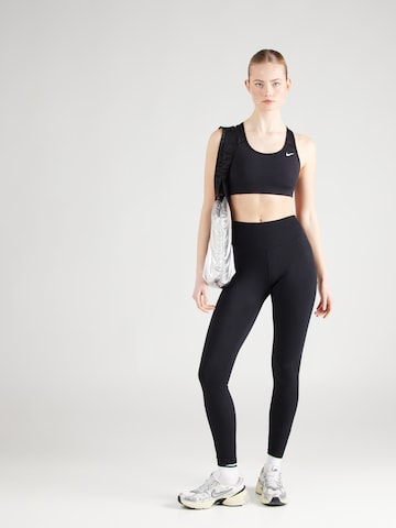 NIKE Skinny Sportsbukser 'ONE' i sort