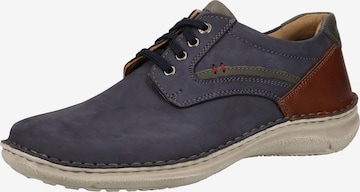 JOSEF SEIBEL Athletic Lace-Up Shoes 'Anvers' in Blue: front