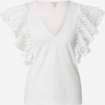 T-shirt River Island en blanc : devant