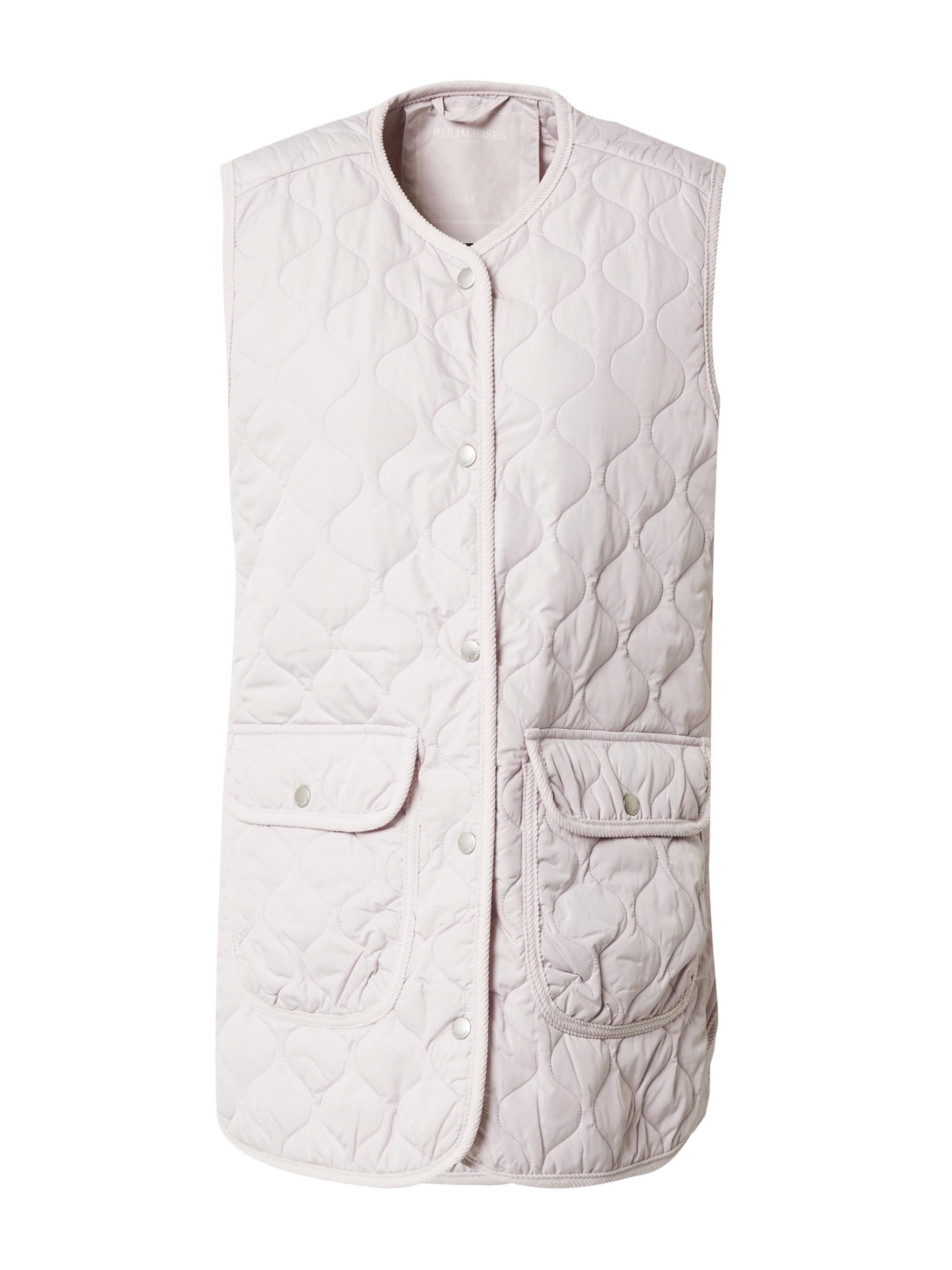 ILSE JACOBSEN Vest in Grey: front